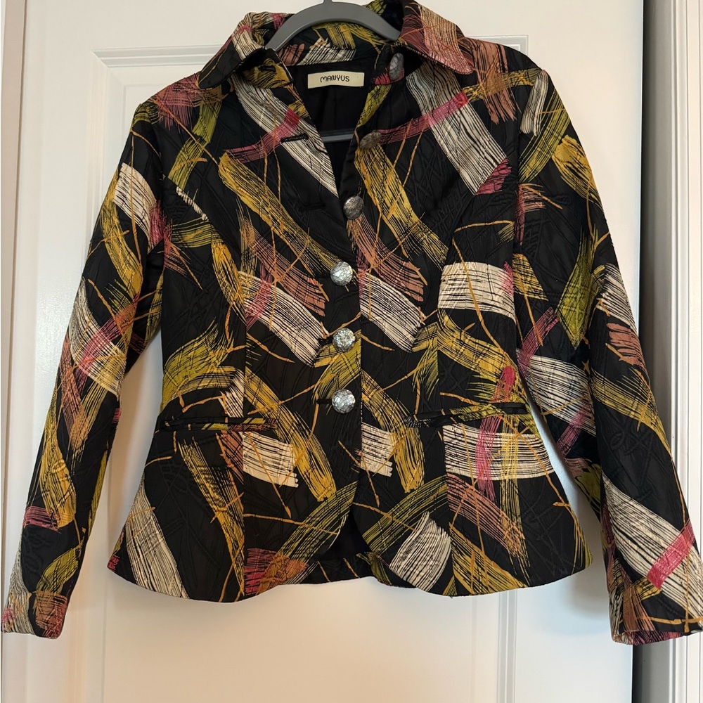 Chic Multicolor Women's Blazer